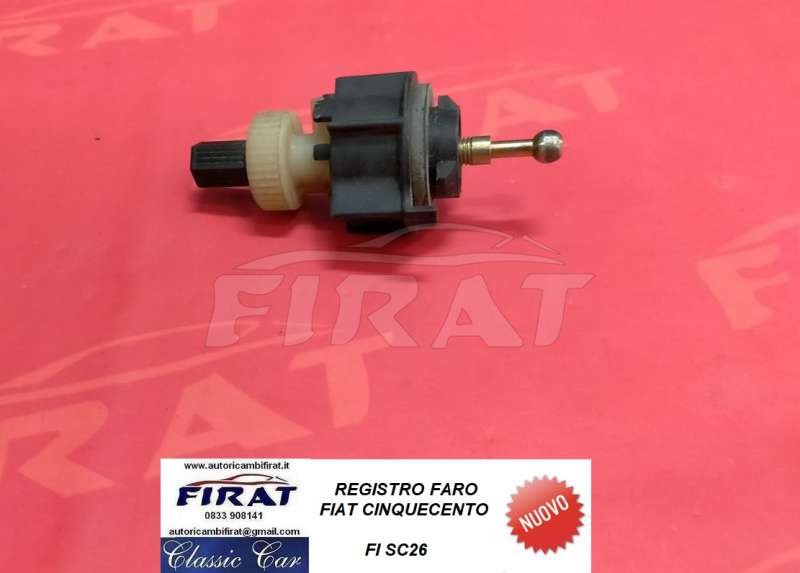 REGISTRO FARO FIAT CINQUECENTO 92 -> (SC26)